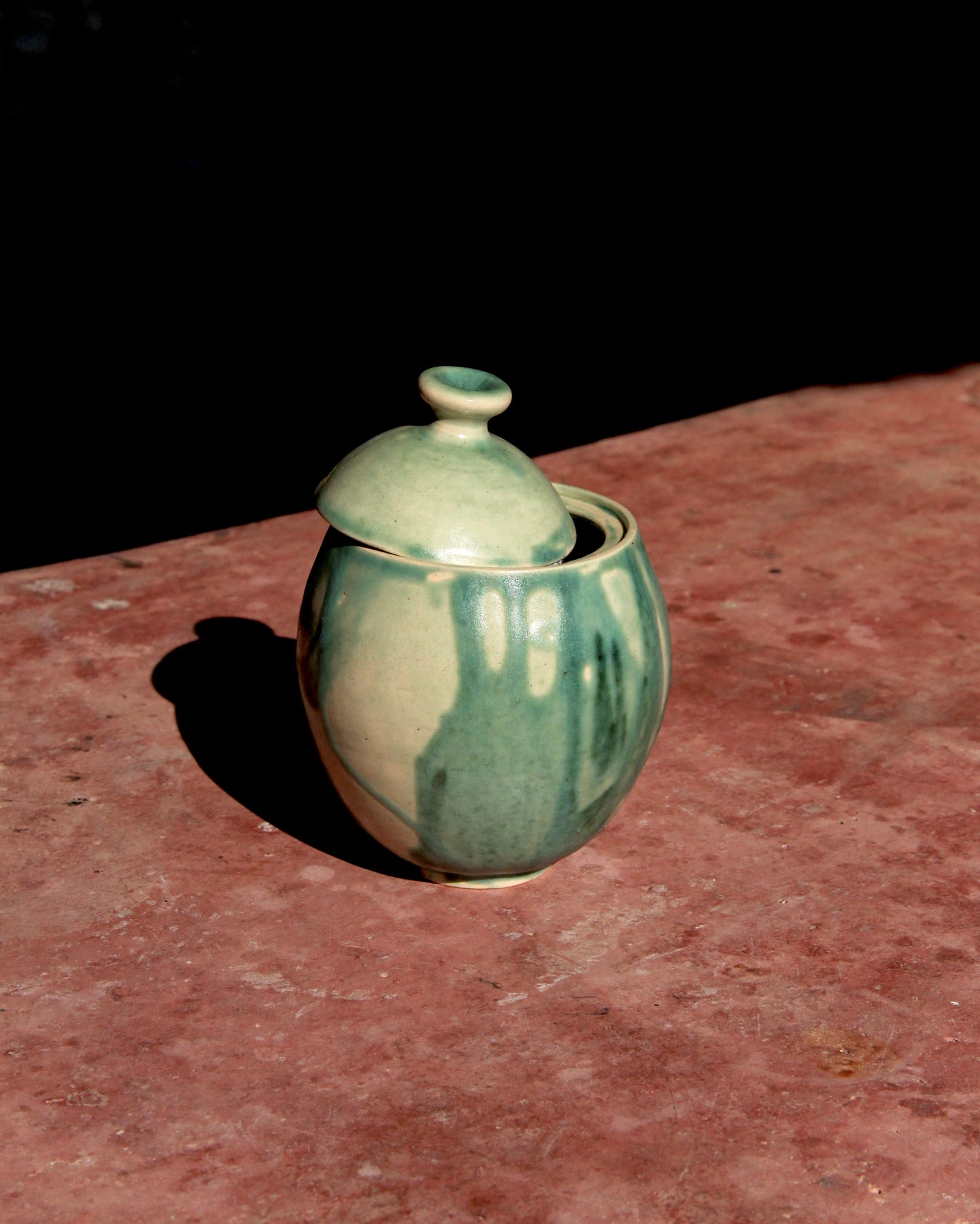 Blue Glazed Jar