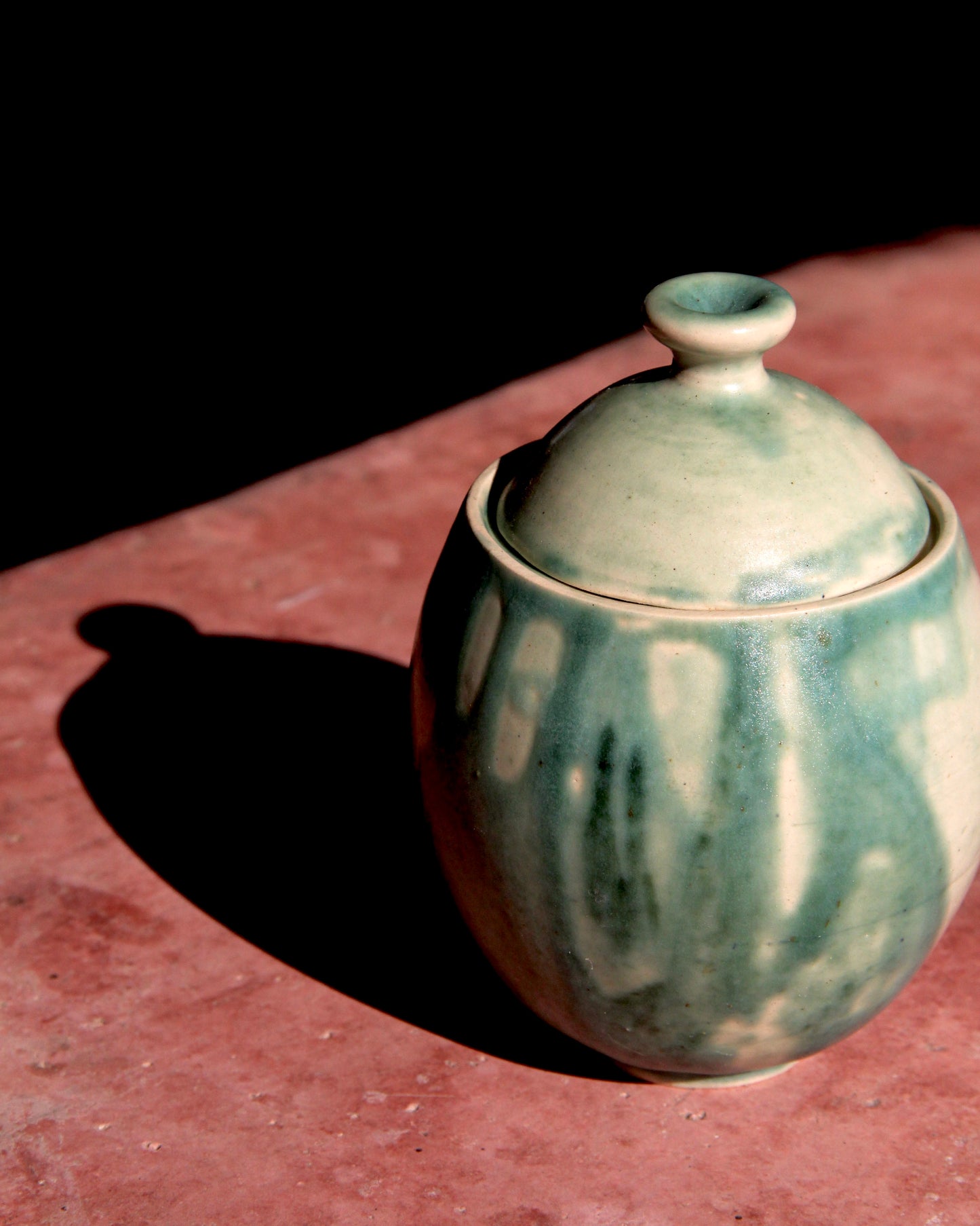 Blue Glazed Jar