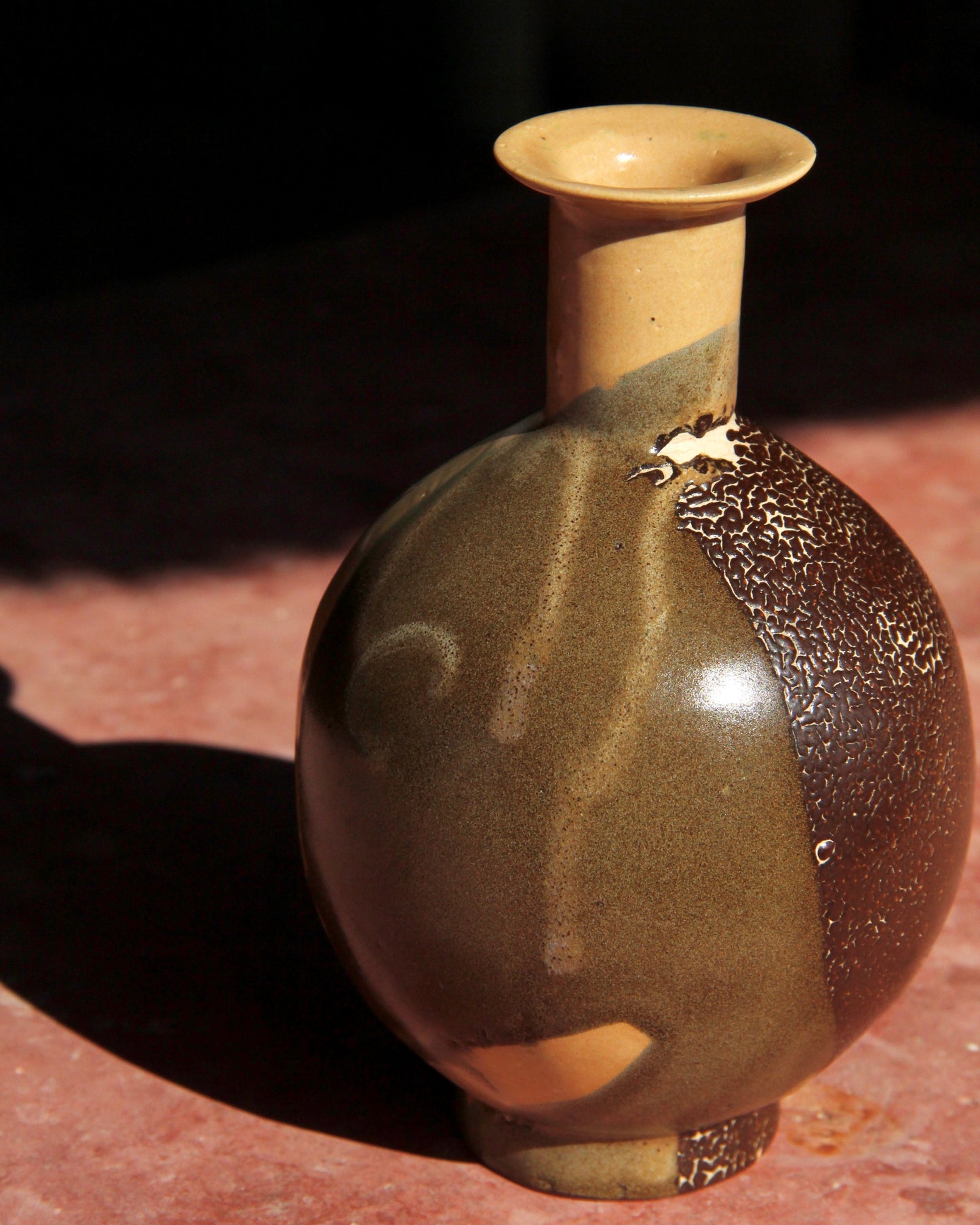 Brown Glazed Vase